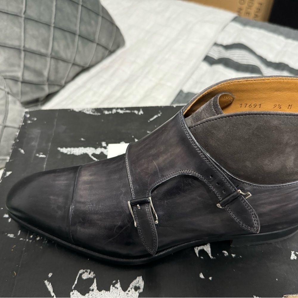 Magnanni High Double Monk Strap